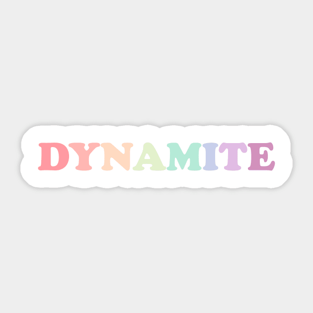 Dynamite - BTS 방탄소년단 Sticker by shirts are cool